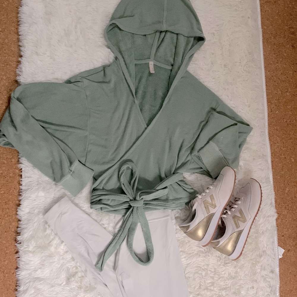 Free People Wrap sweatshirt